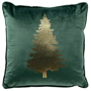 Kerst sierkussen Tree 45x45cm mountain view