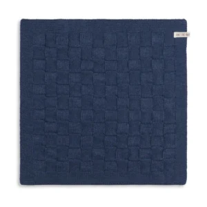 Knit Factory keukendoek Grote Blok uni jeans