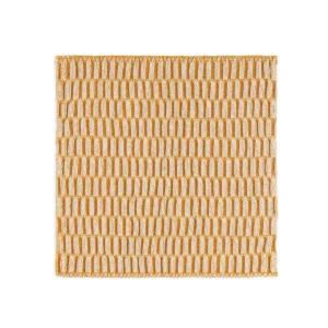 Knit Factory vaatdoek Block ecru-oker