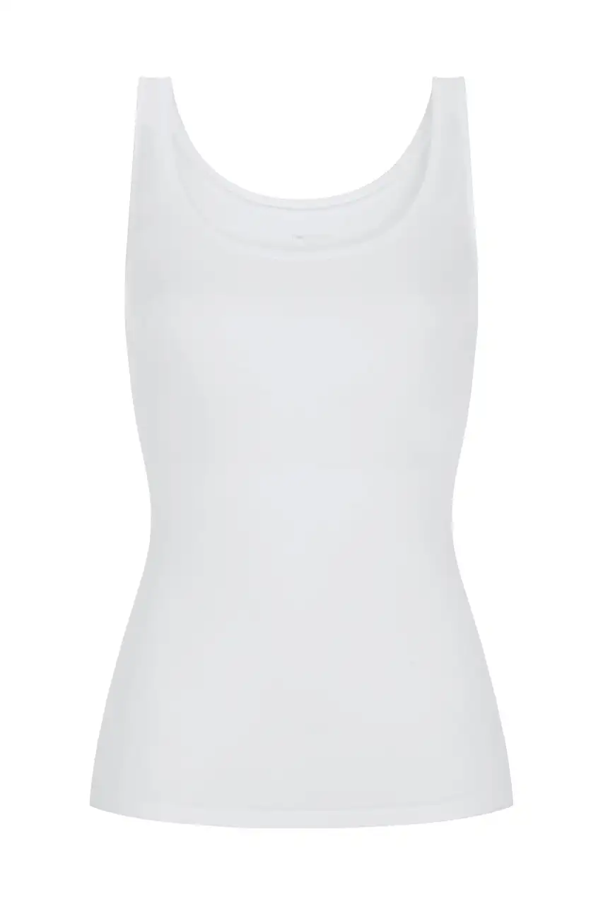 Mey dames hemd Superfine Organic wit 25816 - 46