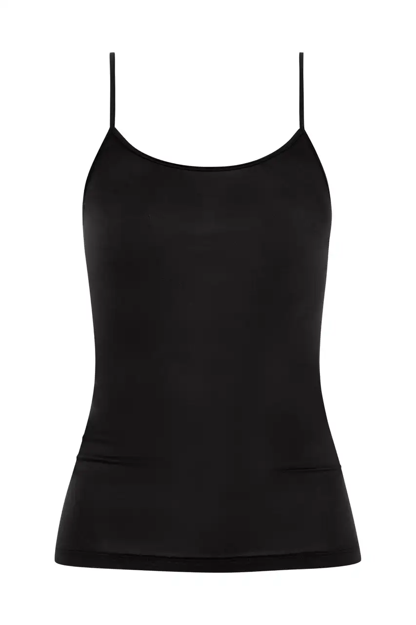 Mey dames spaghetti hemd Emotion zwart 55201 - 40