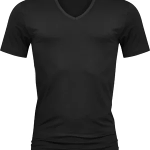 Mey heren t-shirt Dry Cotton v-hals zwart - 5 (M)
