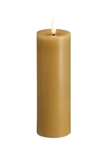 Moods & More led-kaars Melted silk 49 x 150 mm honey