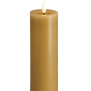 Moods & More led-kaars Melted silk 49 x 150 mm honey