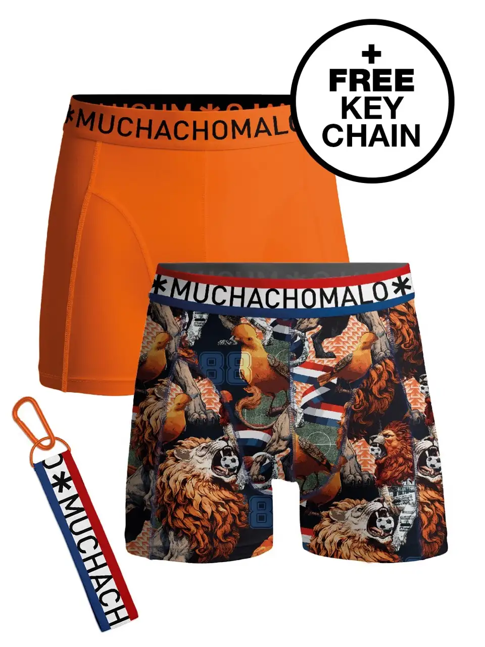MuchachoMalo boxershort 2-pack Dutch Lion EK2024 - 4 (S)