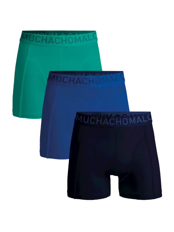 MuchachoMalo boxershort 3-pack blue blue green - 4 (S)