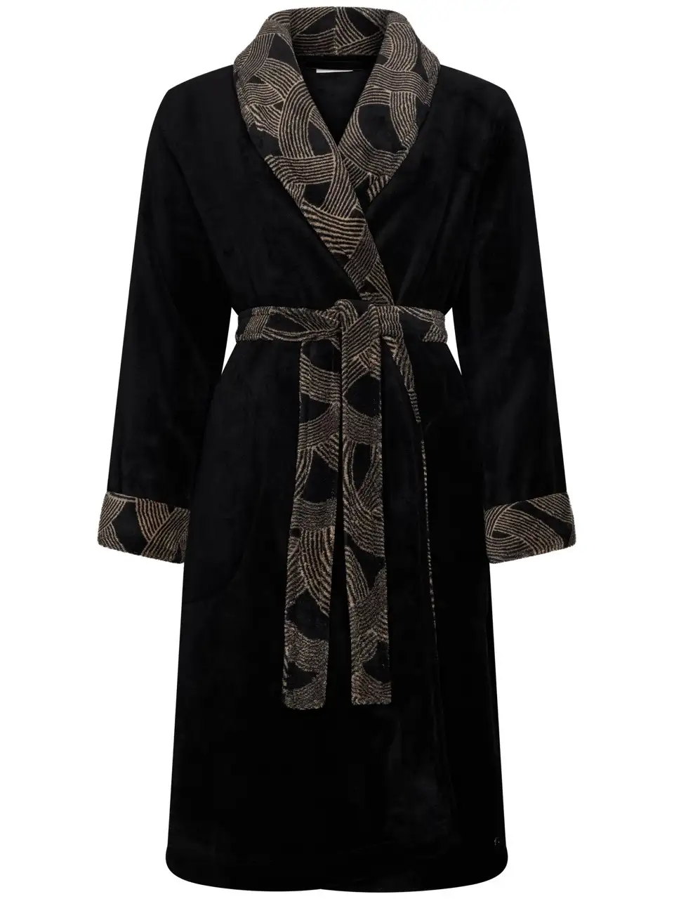 Pastunette dames badjas 171252-246-1 black - S