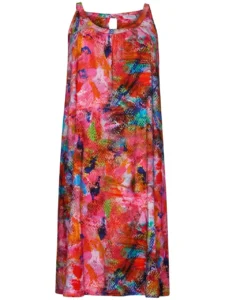 Pastunette dames beachdress mouwloos pink 311251-334-2 - 38