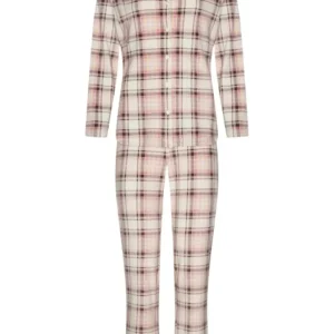Pastunette dames pyjama 121252-168-1 light brown - 48
