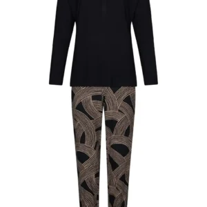 Pastunette dames pyjama 121252-246-2 black - 48