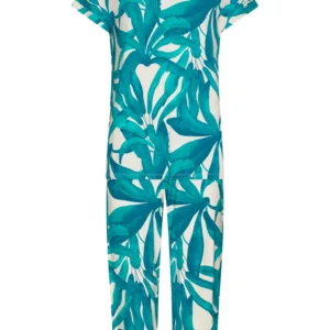 Pastunette dames pyjama Oasis 121261-200-2 turquoise - 44