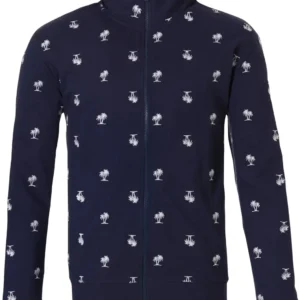 Pastunette pyjama jas lange mouw (dark blue, 63221-619-8) - L