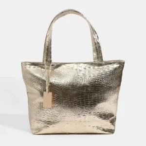 Pia Rossini Reagan tas goud 40x30cm