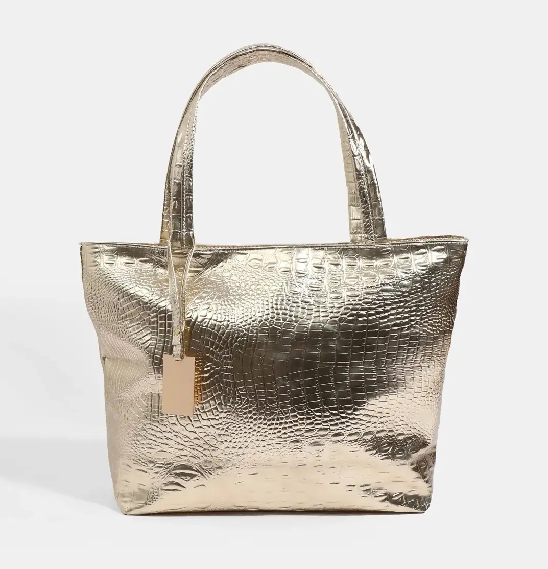 Pia Rossini Reagan tas goud 40x30cm