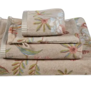 PiP studio badserie Secret Garden khaki - Badlaken 70x140cm