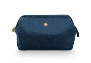 PiP Studio cosmetic purse Quiltey Days extra large velvet blue