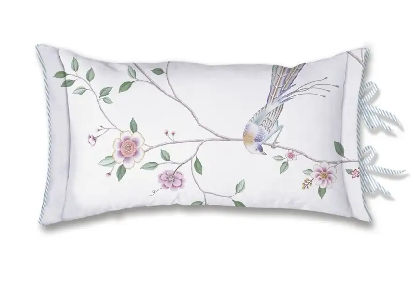 Pip Studio sierkussen Bamboo Blossom white 35x60cm