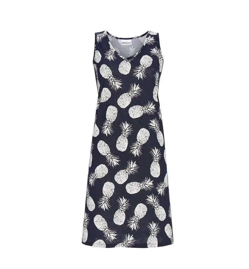 Ringella dames nachthemd mouwloos dark navy 4211001 - 36