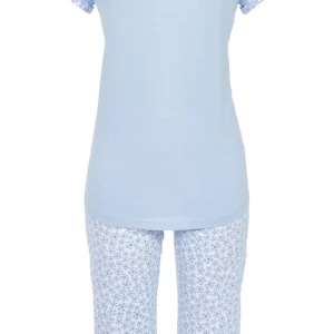 Ringella dames pyjama met capribroek 6211245 bleu - 42