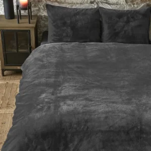 Riviera Maison dekbedovertrek Tendre grey - 1-persoons 140x200/220cm + 1 sloop