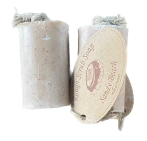 Rough Scrub Soap sandy beach 2 stuks