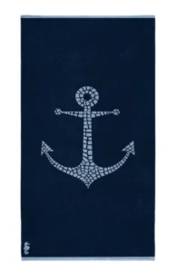 Seahorse strandlaken Captain dark blue 100x180cm