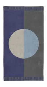 Seahorse strandlaken Colorblock circle blauw 100x180cm