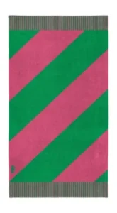 Seahorse strandlaken Colorblock stripe pink 100x180cm