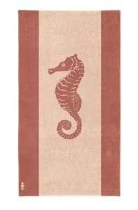Seahorse strandlaken Flow sand 100x180cm