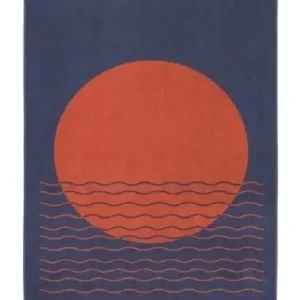 Seahorse strandlaken Sunny Waves blue 100x180cm