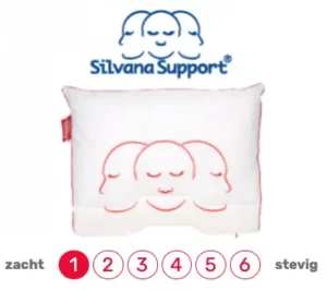 Silvana hoofdkussen Support Grenat (extra zacht)