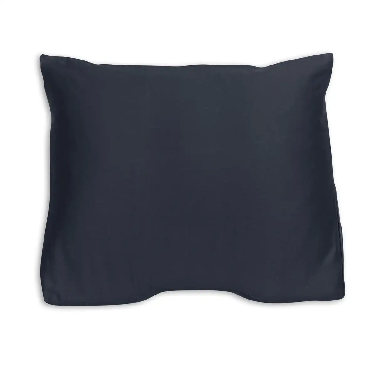 Silvana Support kussensloop Satin blue 60x70cm - Blue - Fluorine - beetje stevig