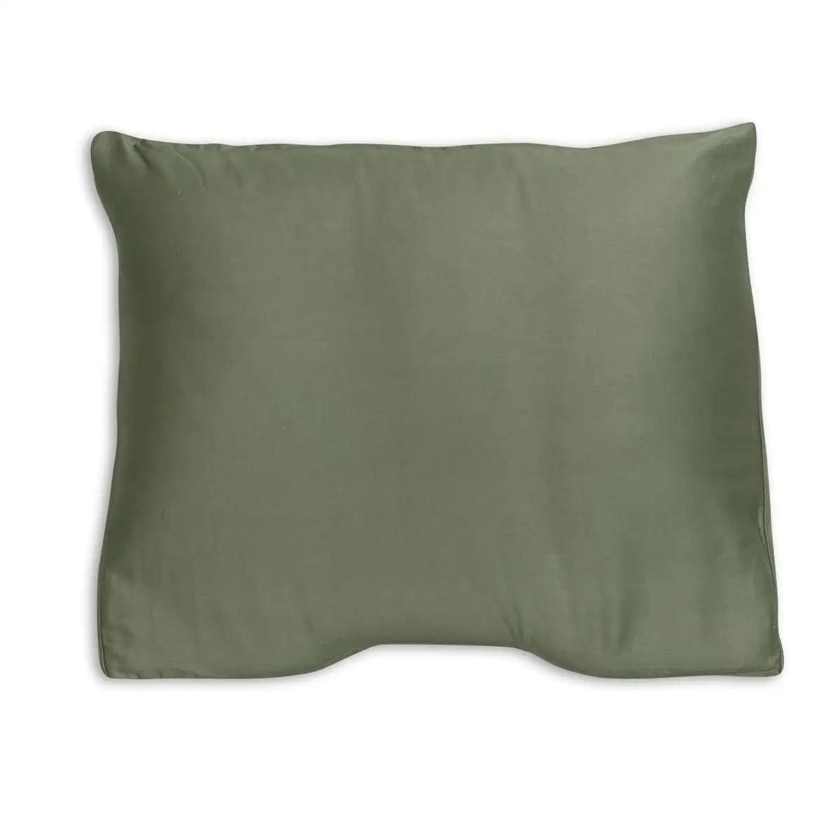 Silvana Support kussensloop Satin green 60x70cm - Purple - Emerald - beetje zacht