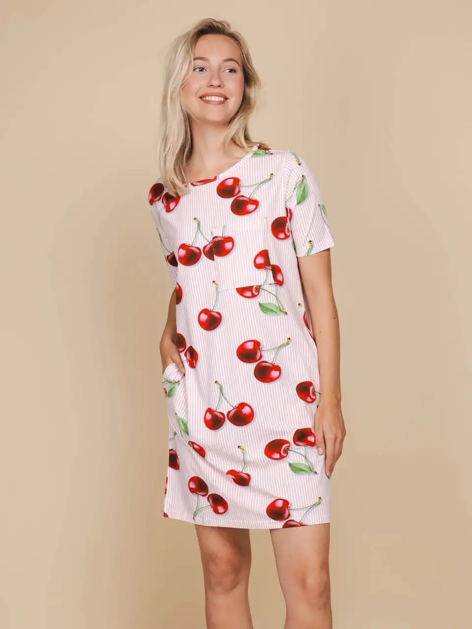 Snurk dames nachthemd Mon Cherry - XS