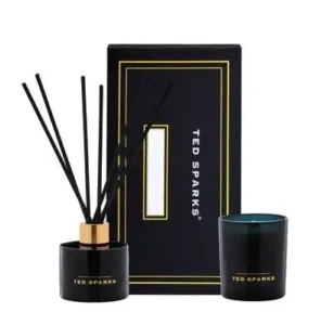 Ted Sparks Giftset Candle & Diffuser bamboo - peony