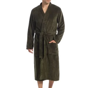 Ten Cate badjas Basics dark green - XXL