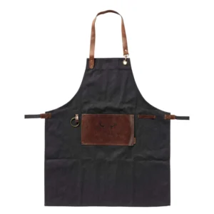 Textino keukenschort Grill 70x90cm denim zwart
