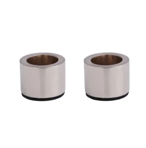 Uyuni kaarsenhouder Light chrome 2-pack