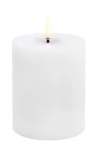 Uyuni led-kaars Melted 7,8 x 10cm nordic white