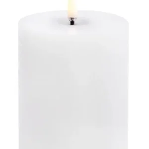 Uyuni led-kaars Melted 7,8 x 10cm nordic white
