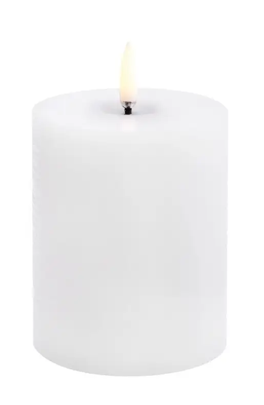 Uyuni led-kaars Melted 7,8 x 10cm nordic white
