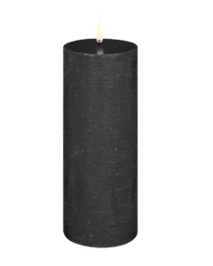 Uyuni led-kaars Rustic 7,8 x 20cm forest black