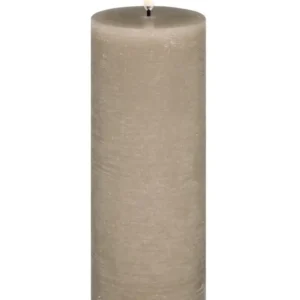 Uyuni led-kaars Rustic 7,8 x 20cm sandstone