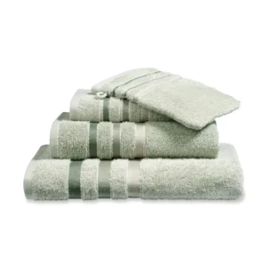 Vandyck badgoed Prestige Lines pale olive - Gastendoek 40x60cm