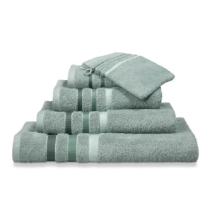Vandyck badgoed Prestige Lines vintage green - Handdoek 60x110cm
