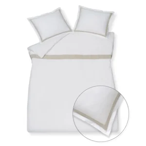 Vandyck dekbedovertrek Purity Capri satijn white 200x200/220 - 2-persoons 200x200/220cm + 2 slopen