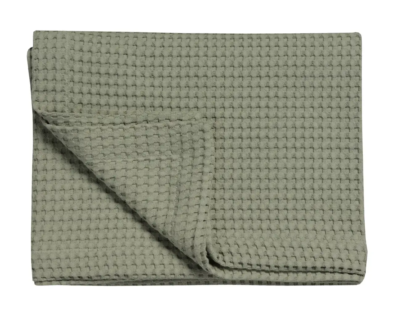 Vandyck HOME PIQUE wafel bedsprei light olive - 160x250