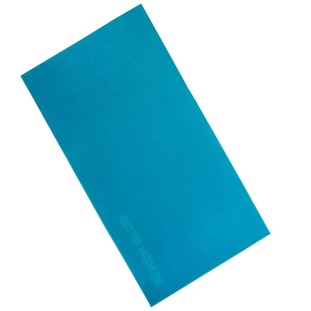 Vossen strandlaken Beach Club turquoise (100x180cm)