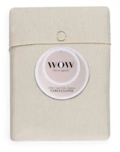 Wow tafellaken Essence 180cm rond ivory