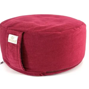 ZENZES® meditatiekussen corduroy 33x15cm fuchsia